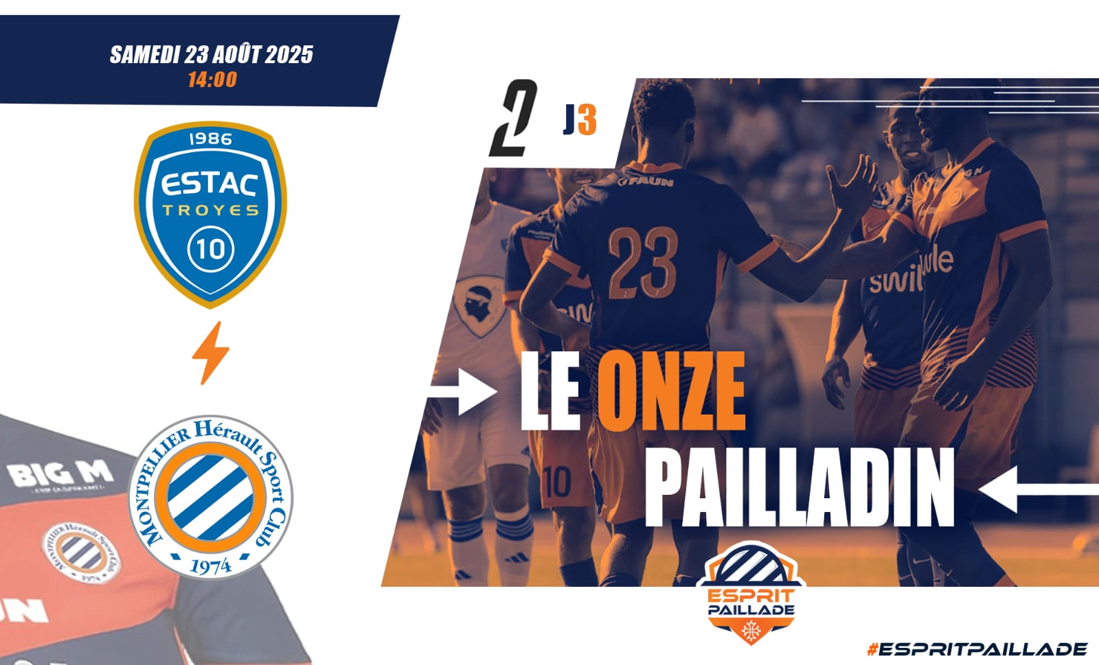 [ESTAC-MHSC] Le onze pailladin
