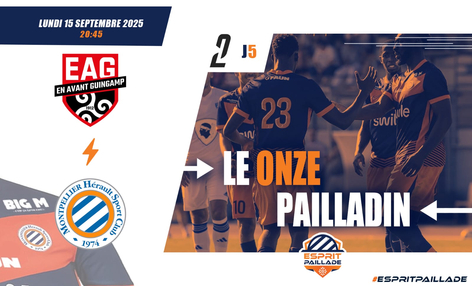 [EAG-MHSC] Le onze pailladin !