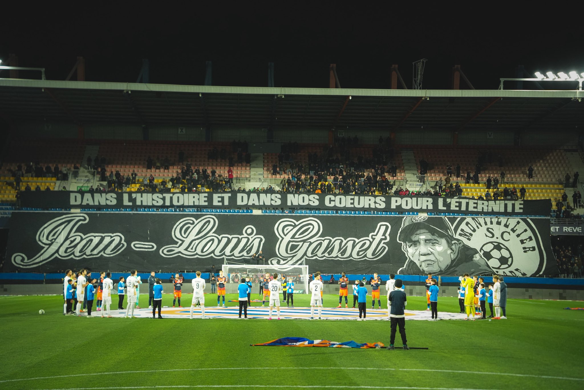 Un match placé sous le signe de l’hommage à Jean-Louis Gasset